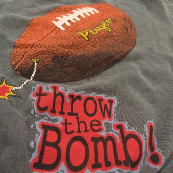 VTG Hank Player Boy's Size 5-6 Sweatshirt Football Graphic Made in USA - Picture 6 of 8